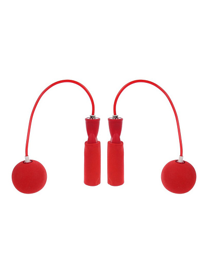 Скакалка беспроводная, d5мм, утяжелители d6.5см, PP, PVC, EVA, в ассортименте, By Sport, 190-034