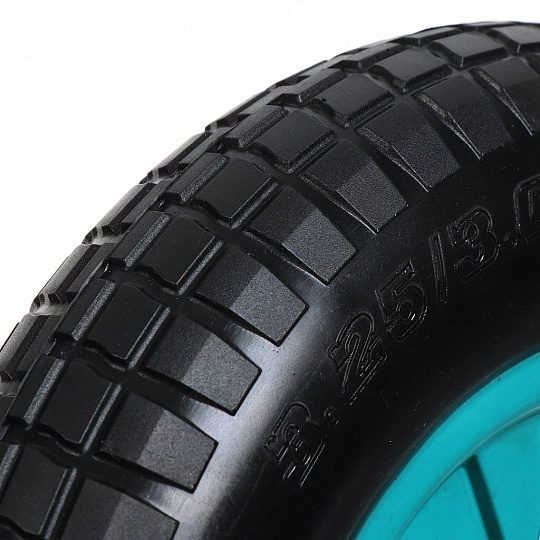 Колесо для тачки полиуретан PU, 3.00-8/3.25, втулка D20 мм, РВ-Пласт