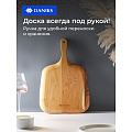 Доска разделочная дерево, 43х29х2 см, с ручкой, прямоугольная, Daniks, CB42743W - фото 15