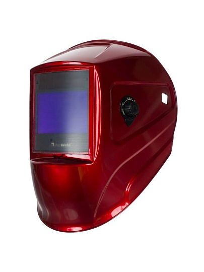 Маска сварщика хамелеон, с ручной регулировкой, FoxWeld, Gefest 9500V, 4-13 DIN, красная, 5293