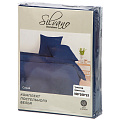 Постельное белье евро, пр160х200х25, 2н50х70, 2н70х70, п200х215, резинк, Silvano, попл, Синий - фото 7