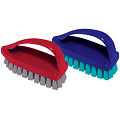 Щетка для рук, пластик, утюжок, в ассортименте, York, Мини, 040030