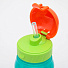 Бутылка питьевая детская пластик, Цифры, 400 мл, с трубочкой, в ассортименте, КК0150 - фото 3
