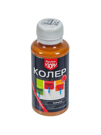Колер паста, Русские узоры, №3, бежевый, 100 мл