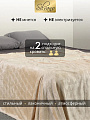 Плед 2-спальный, 180х200 см, велсофт жаккард, 100% полиэстер, Silvano, Lotus, бежевый, 180/003-LOT/LA - фото 3