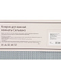 Коврик для ванной, 0.5х0.8 м, полиэстер, серо-голубой, Silvano, Клетка, Y4-11462 - фото 6