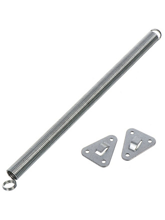 Пружина дверная диаметр 18.5 мм, с креплением, оцинкованная