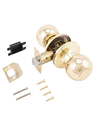 Защелка врезная, Стандарт, 607 PS GP, 9875, золото