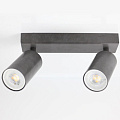 Светильник на основании General Lighting Systems, Башня, 50 Вт, GU10, на 2 лампочки, IP20, d5.5х10 см, Спот, бетон, 662069 - фото 2