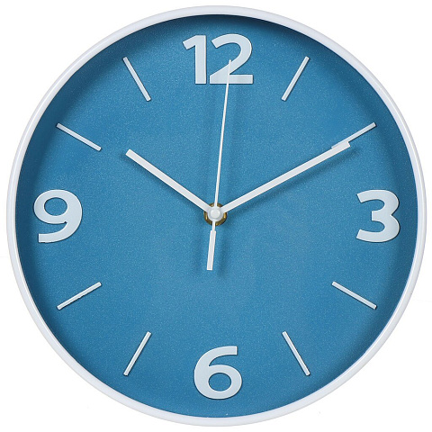 Часы настенные, кварцевые, 25 см, круглые, полимер, Y4-6886