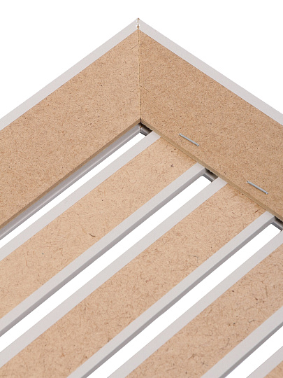 Экран для радиатора, МДФ, 1200х600 мм, прямоугольный, серый DE LUXE, реечный, Стильный Дом