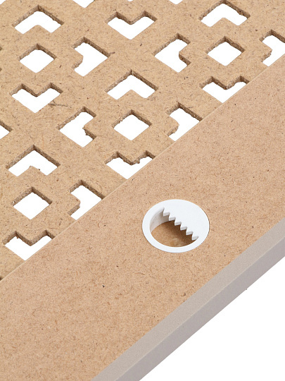 Экран для радиатора МДФ, 1200х600 мм, прямоугольный, бежевый DE LUXE, Дамаско, Стильный Дом, v532792