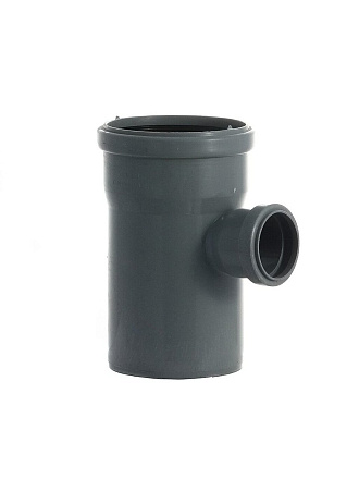 Тройник канализационный 110х50 мм, 90 °, Мультимирпласт, внутренний, ТРК ВК 110/50/87.5