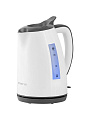 Чайник электрический Polaris, PWK 1708C Water Way Pro, белый, 1.7 л, 2200 Вт, скрытый нагревательный элемент, пластик - фото 3