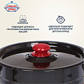 Кастрюля эмалированная сталь, 9 л, с крышкой, крышка сталь, цилиндрическая, Сибирские товары, С1622.38, в ассортименте - фото 11