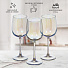 Бокал для вина, 420 мл, стекло, 3 шт, Glasstar, Васильковый, RNVS_8166_11 - фото 5