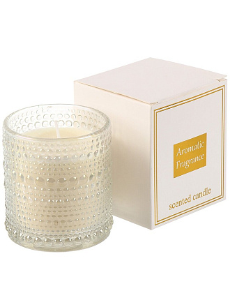 Свеча ароматическая, 7х7 см, в стакане, прозрачная, Токийский цитрус, Бабл, воск, А030147