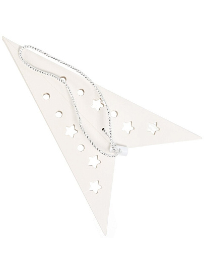 Украшение декоративное 30 см, белое, Звезда, SYZWX-202287