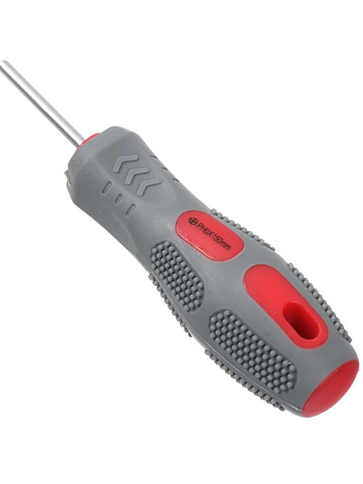 Отвертка крестовая, Bartex, Ph0, 0х150 мм, антискользящая двухкомпонентная, CrV сталь, K0029N