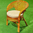 Мебель садовая Диана, стол, 60х64 см, 2 кресла, 1 диван, подушка, 110 кг, 121х78х65 см, IND02 - фото 17
