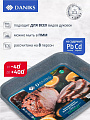 Форма для запекания сталь, 27х37.6х5 см, 5 л, антипригарное покрытие, прямоугольная, Daniks, Гранит, K-432-LSC - фото 3