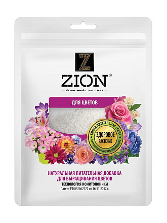 Удобрение для цветов, субстрат, минеральное, саше, 250 г, Zion