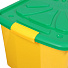 Ящик для игрушек на колесах, с крышкой, пластик, 60х40х30 см, в ассортименте, Полимербыт, С301, 4330100 - фото 3