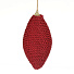 Елочный шар красный, 11.5х6 см, SYPMPB--112142 - фото 2