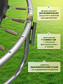 Батут 366х366х256 см, с защитной сеткой 180 см и лестницей, 150 кг, CF-12FT-AI - фото 4
