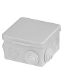 Коробка распаячная, ударопрочный полипропилен, открытая, 80х80х50 мм, TDM Electric, IP54, SQ1401-7112