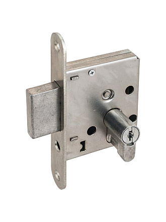 Замок врезной Птимаш, ЗВ1-2У, 8721, без ручки, цилиндровый