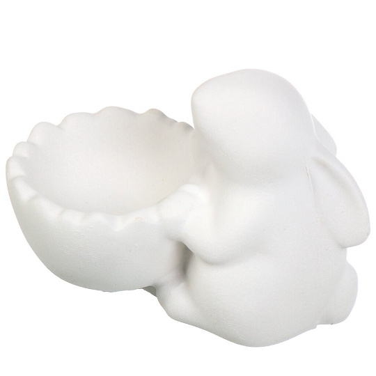 Подставка для яйца, 10.5х7.8 см, в ассортименте, Пасхальный кролик, 501081