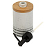 Дозатор для жидкого мыла, Геометрия, керамика, 7.4x11.6/17.6 см, белый, CE2571AA-LD - фото 2
