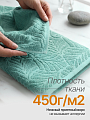 Полотенце банное 70х140 см, 100% хлопок, 450 г/м2, Терра, Silvano, изумруд, Турция - фото 3