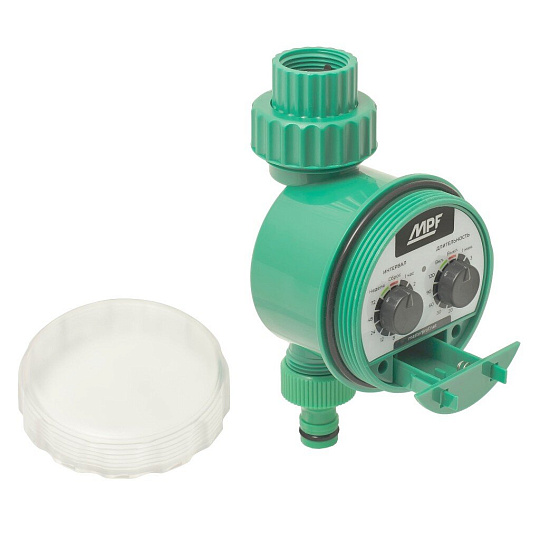 Таймер для полива на 1 линию, механический, MasterProf, ДС.071104