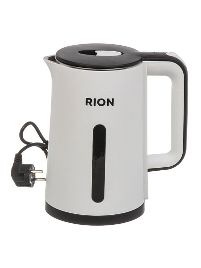 Чайник электрический Rion, CX-K205-18, 1.8 л, 1500 Вт, скрытый нагревательный элемент, сталь, пластик