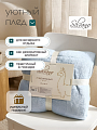 Плед 1.5-спальный, 127х152 см, вязаный, 100% полиэстер, Silvano, Велюр, синий, SZ002 - фото 5