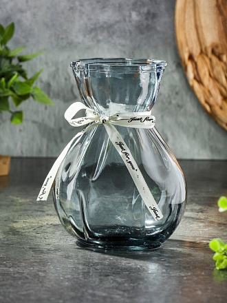 Ваза стекло, настольная, 20х9.5 см, A060228, в ассортименте