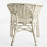 Мебель садовая Пеланги, белая, стол, 58 см, 2 кресла, 1 диван, подушка бежевая, 95 кг, 02/15 White - фото 6