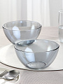 Салатник стекло, круглый, 2 шт, 15.8х7.8 см, Черное море, Glasstar, RNBS1449 - фото 5