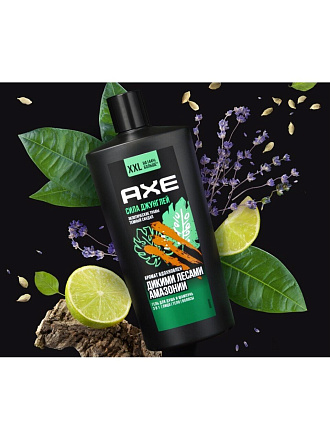 Гель для душа и шампунь Axe, Сила джунглей, для мужчин, 610 мл
