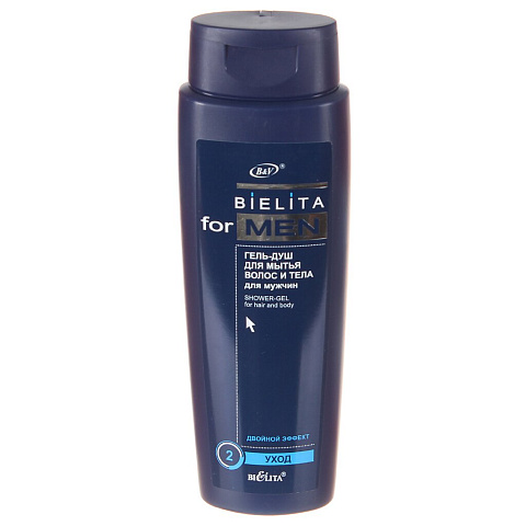 Гель для душа BiElita, For men, для мужчин, 400 мл