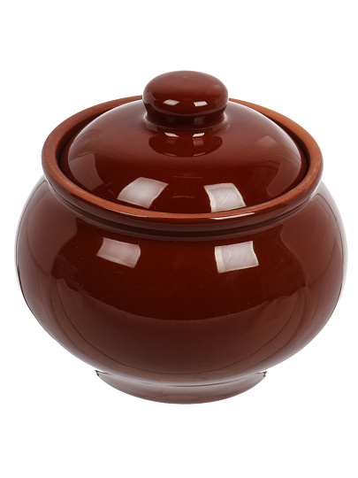 Горшок для запекания керамика, 0.5 л, Псковский Гончар, Русский, НХП-ПС-050, ПГ001-00087009