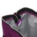Термосумка 20 л, 48х15х32 см, Олени, полиэстер, алюминий, прямоугольная, фиолетовая, UV-3-014/3 - фото 3