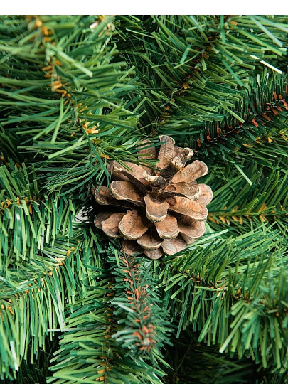 Елка новогодняя напольная, 180 см, Снежная королева, ель, зеленая, хвоя ПВХ пленка, 32180, ЕлкиТорг