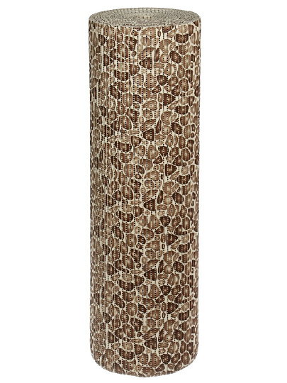 Коврик для ванной, антискользящий, 0.8х15 м, вспененный ПВХ, Вилина, V15-brown, камни