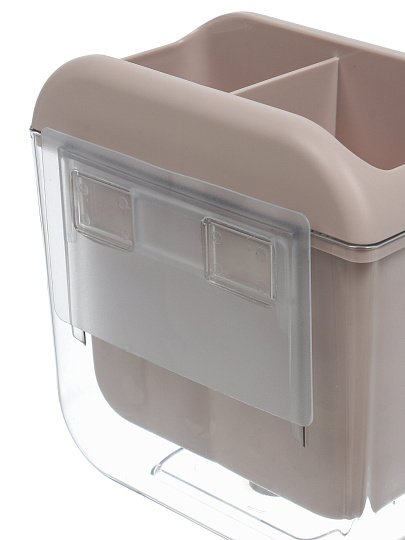 Органайзер для кухни пластик, 2 секции, 15.5х9х16 см, Y4-11635