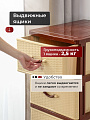 Комод 4 ящика, Дюна, 40х50х94 см, коричнево-бежевый, 04014, Dunya Plastik - фото 3
