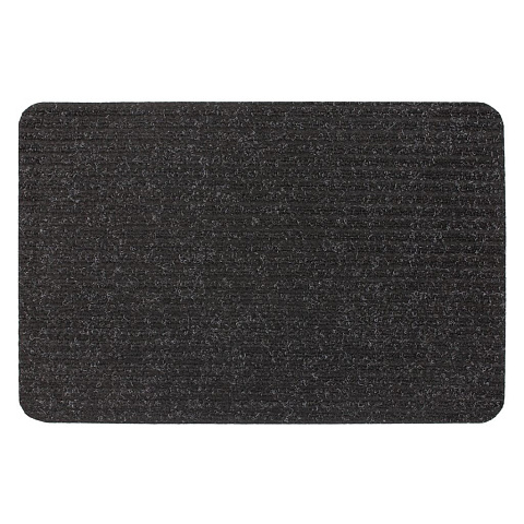 Коврик грязезащитный, 40х60 см, прямоугольный, резина, с ковролином, черный, Soft, ComeForte, XTS-1001