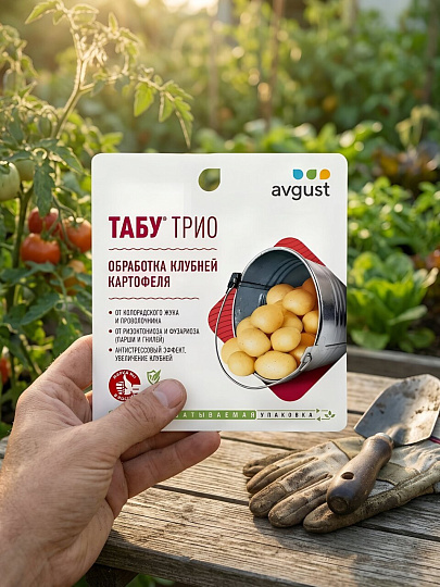 Инсектицид Табу Трио, от колорадского жука, ампула, 3 шт, протравитель, перед посадкой, Avgust